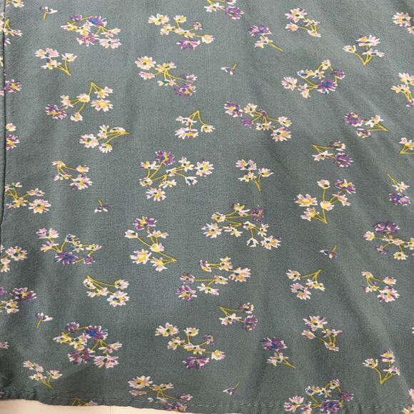 Girls Prairie Print Light Blue Dress w/Flowers by Art Class sz L 10/12 - Picture 5 of 5